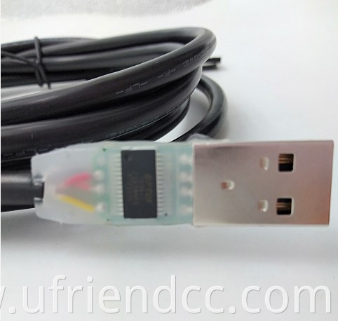 ft232 uart ttl convertidor USB 2.0 RS232 USB to rj11 cable adapter with FTDI chip TTL level ROUND cable for PC and POS terminal